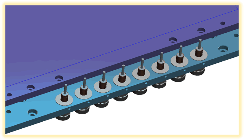 Online adsorption type milling cutter dividing machine tool